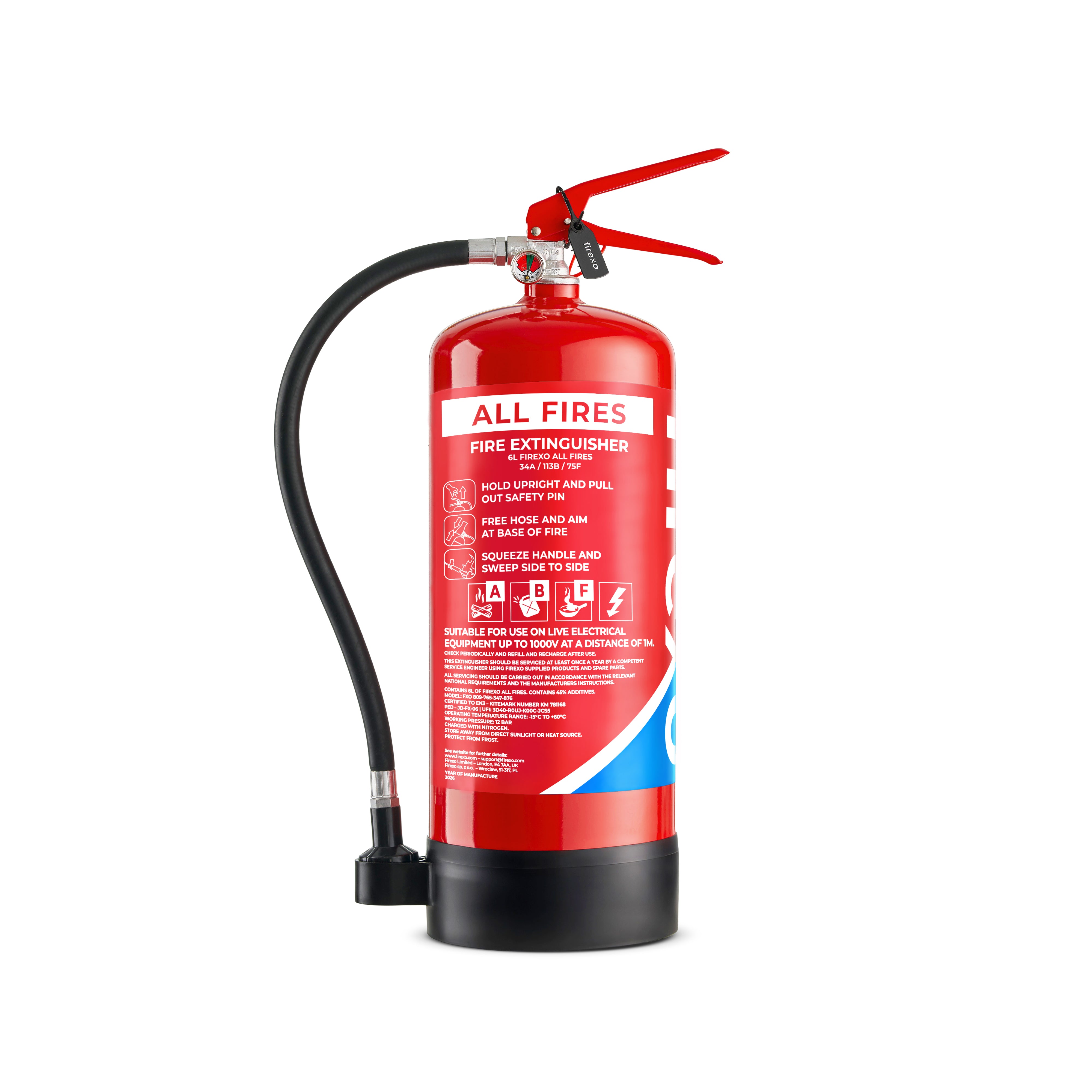 Gaśnica Firexo 6 litrów