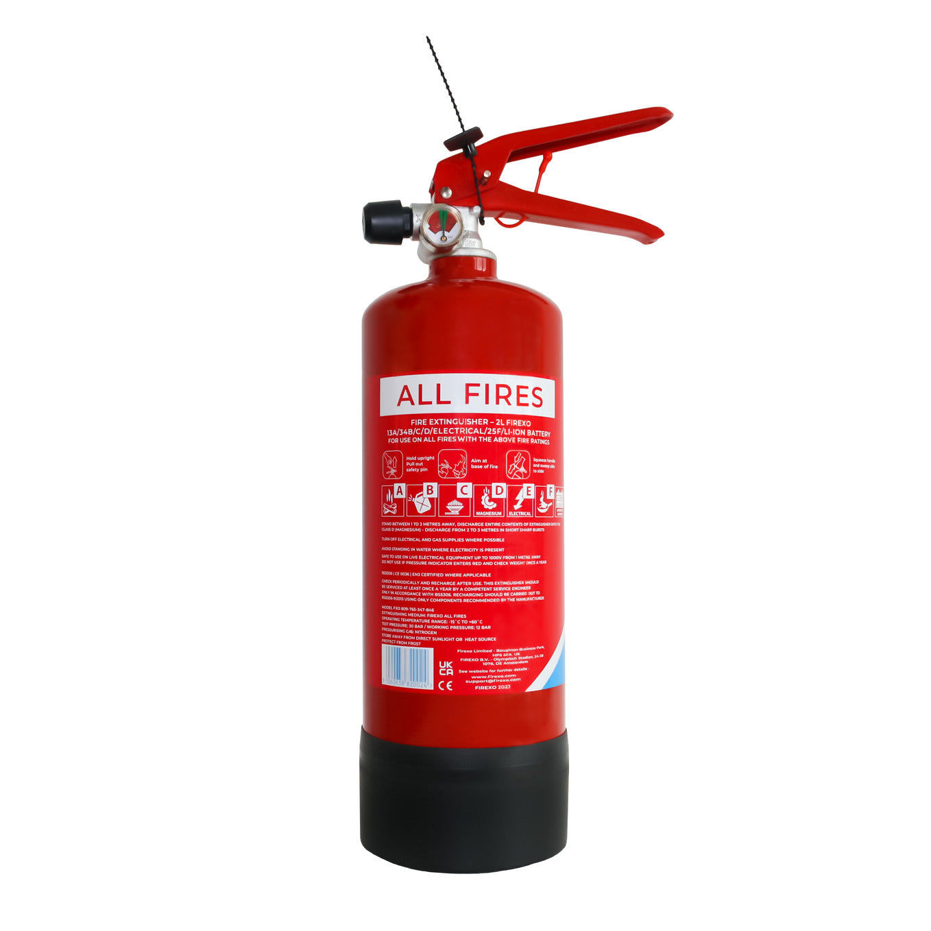 All red fire deals extinguisher