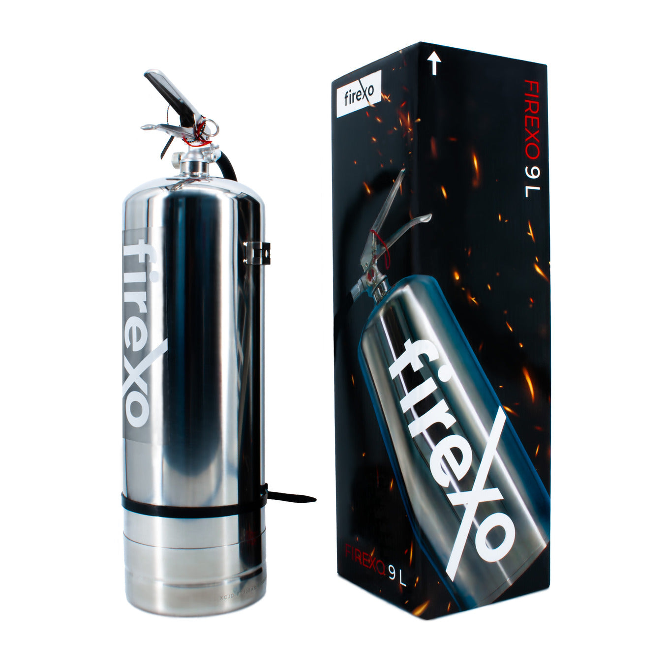 Firexo 9-litrowa gaśnica ze stali nierdzewnej