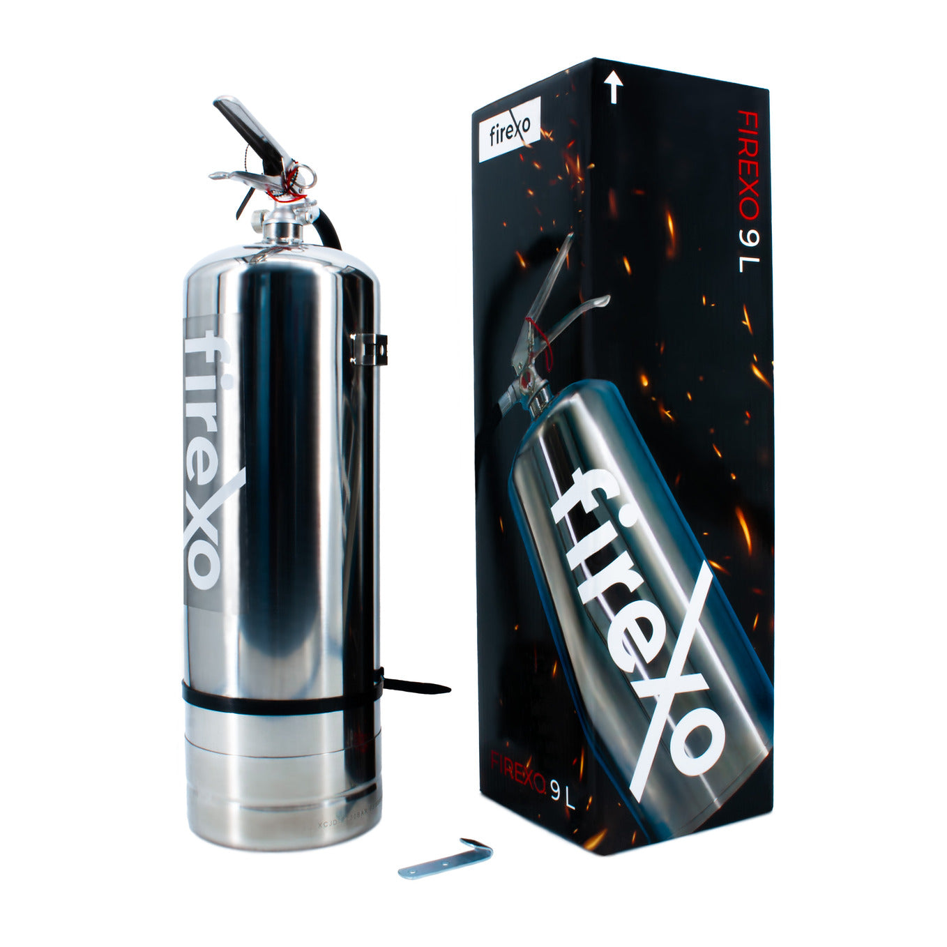 Firexo 9-litrowa gaśnica ze stali nierdzewnej