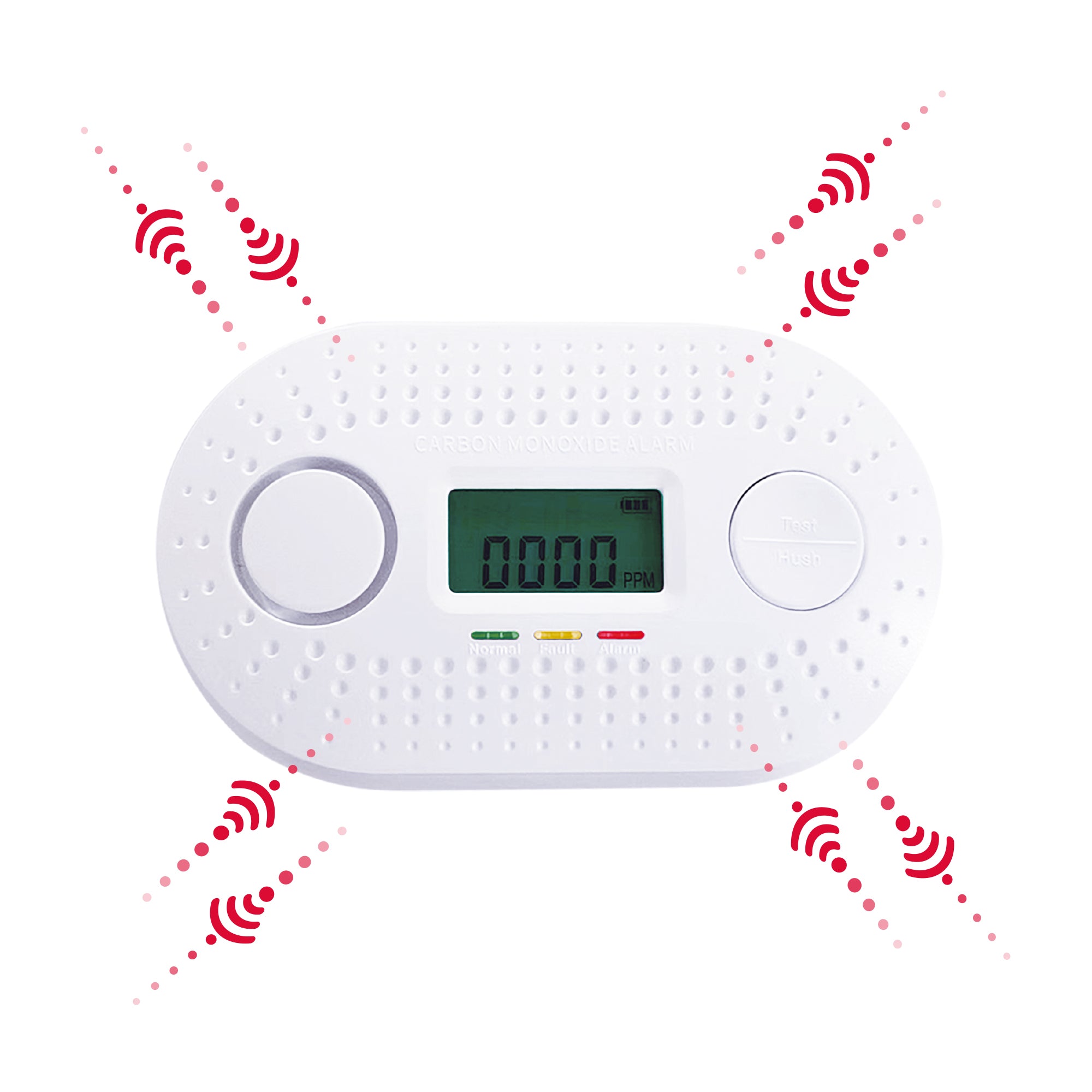 Firexo 5 Unit Interlinked Optical Smoke Alarm, Heat Alarm, and Carbon Monoxide Alarm Multipack with 10 Year Tamper Proof Battery, White. 3x Smoke Alarm, 1x Heat Alarm, 1x Carbon Monoxide alarm