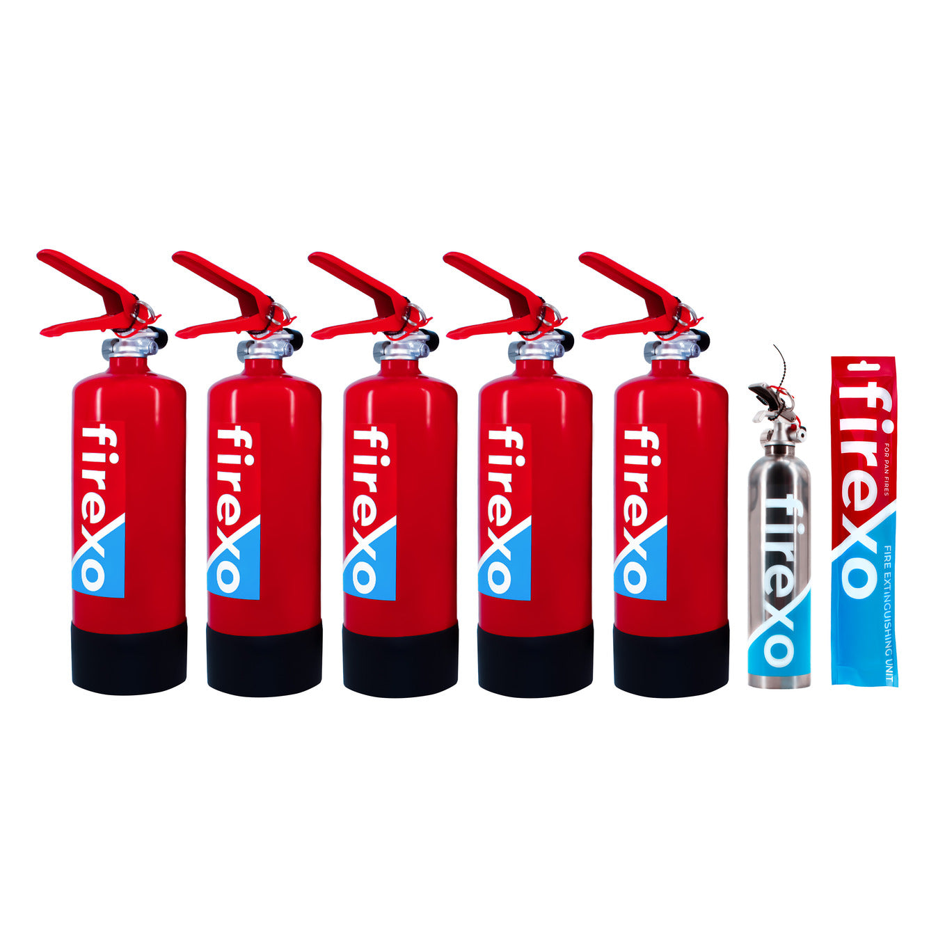 Firexo Zestaw gaśnic do łodzi - 7 elementów