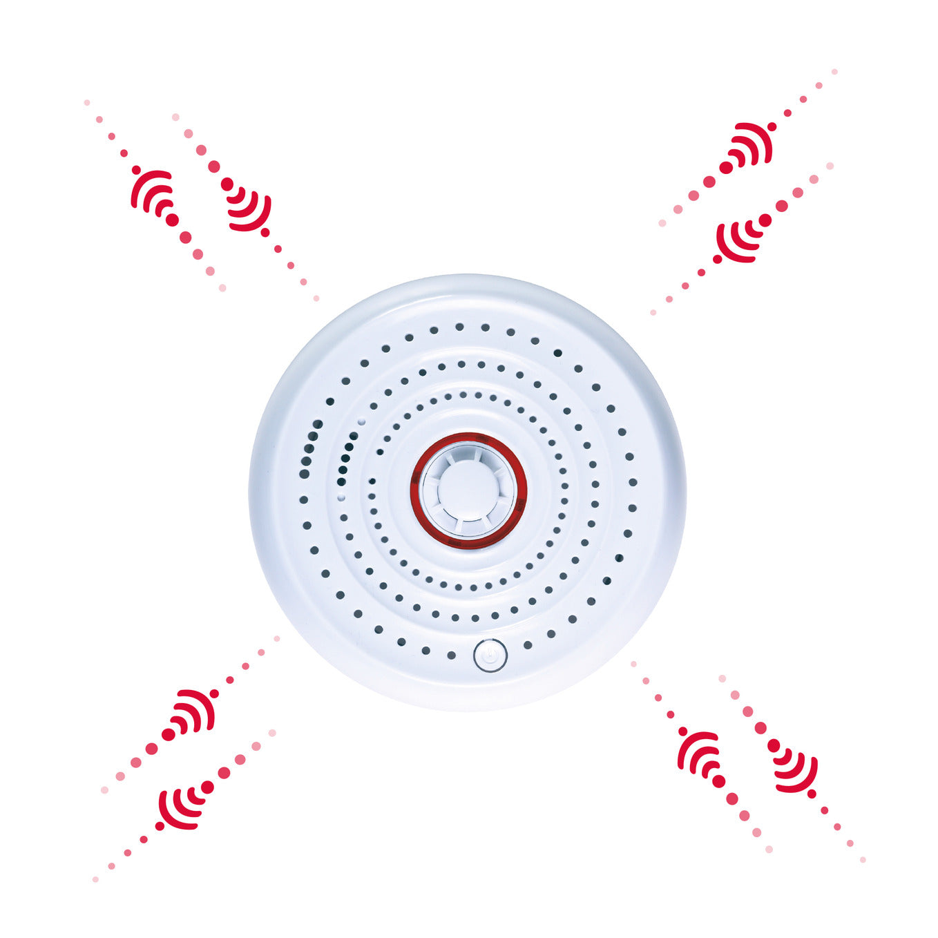 Firexo 4 Unit Interlinked Optical Smoke Alarm, Heat Alarm, and Carbon Monoxide Alarm Multipack with 10 Year Tamper Proof Battery, White. 2x Smoke Alarm, 1x Heat Alarm, 1x Carbon Monoxide alarm
