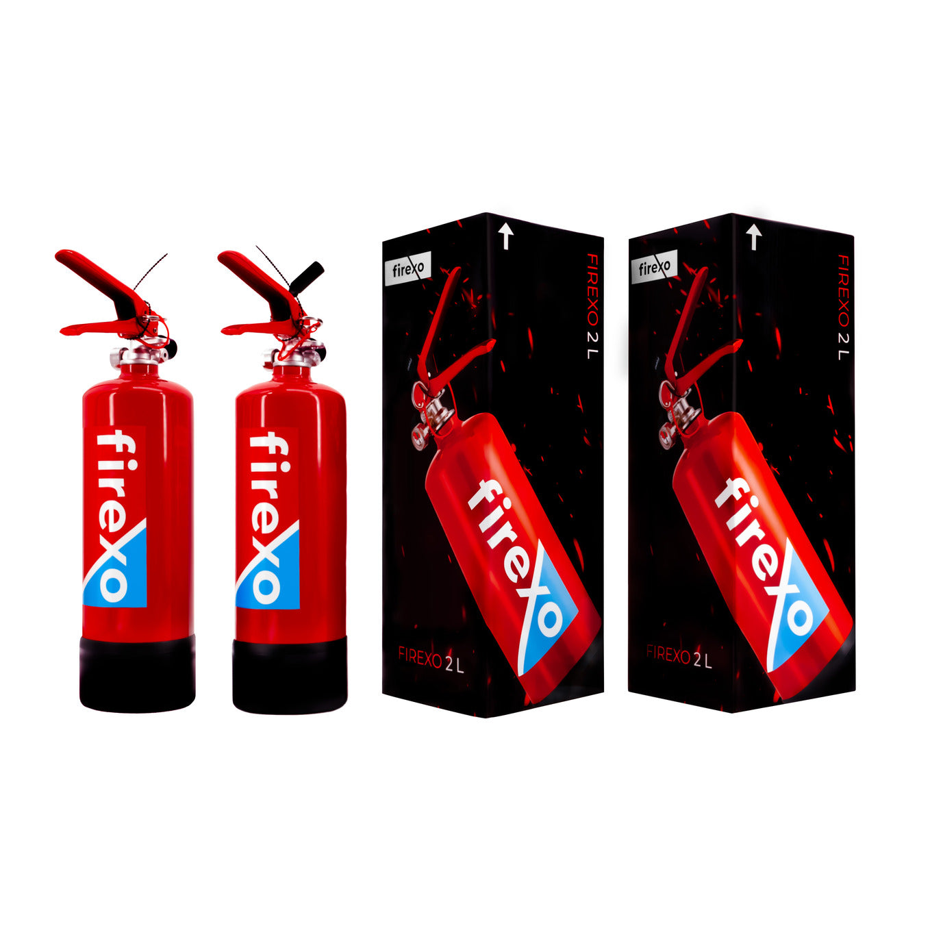 Firexo 2 Litre  Extinguishers - Duo Pack