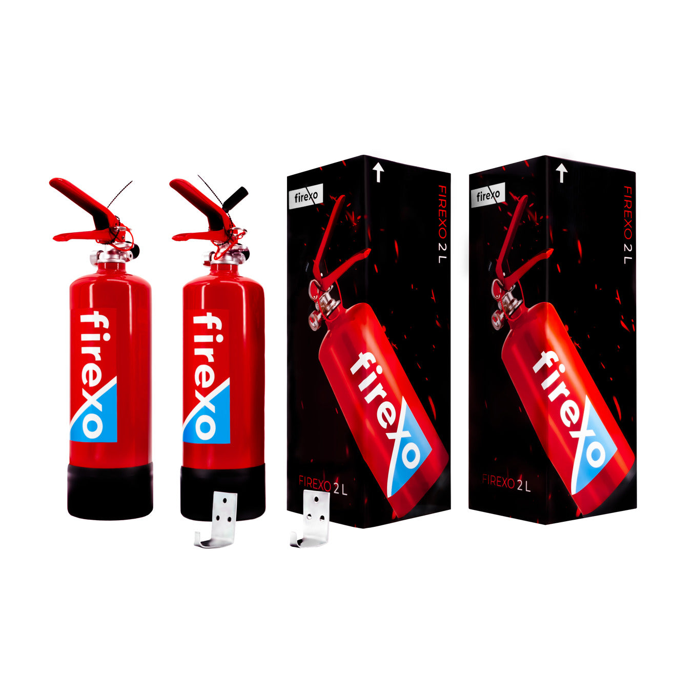 Firexo 2 Litre  Extinguishers - Duo Pack