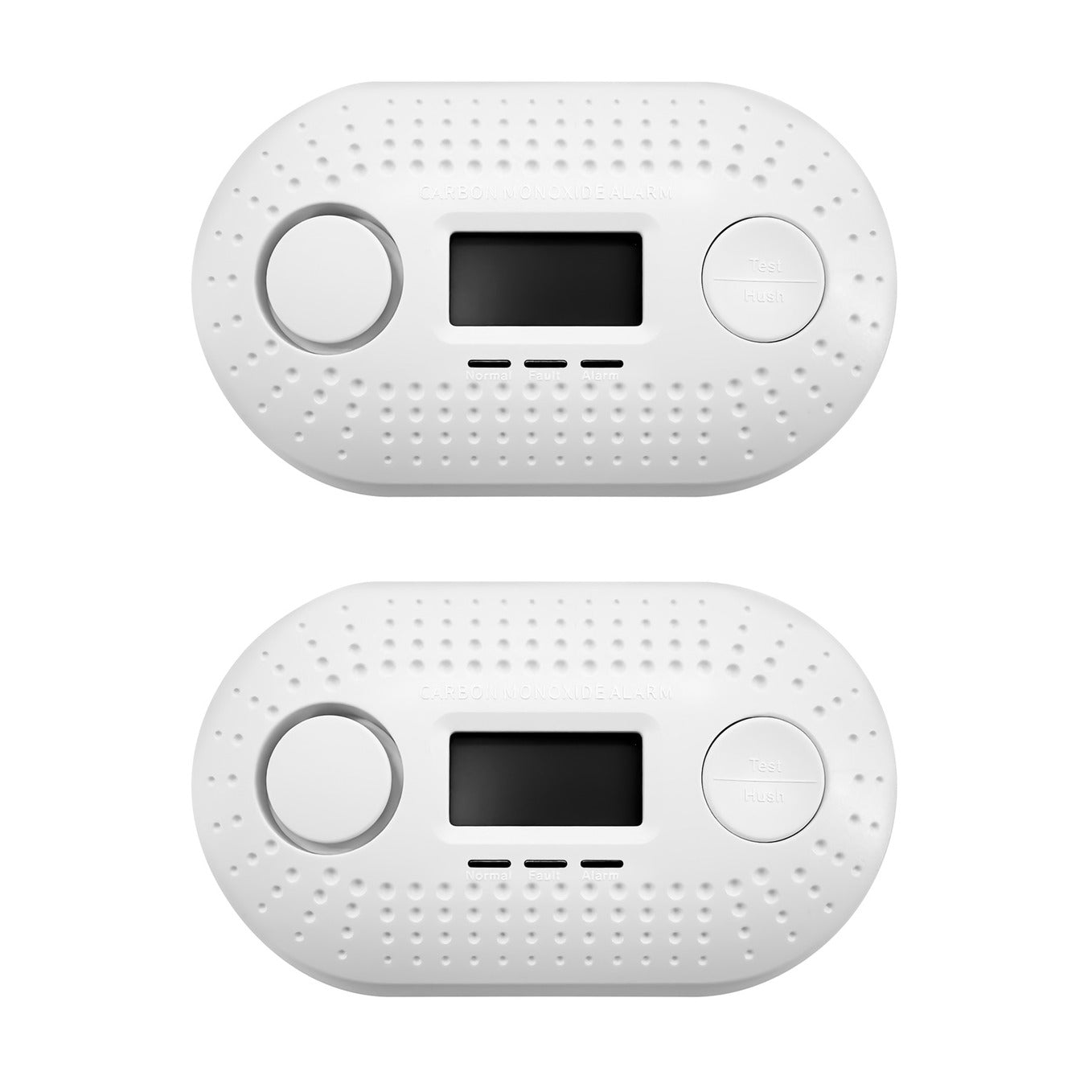 Two Pack - Firexo Interlinked Carbon Monoxide Alarm with 10 Year Tamper Proof Battery, can be interlinked with Firexo Smoke Alarm and Firexo Heat Alarm (sold separately), CO alarm, White.