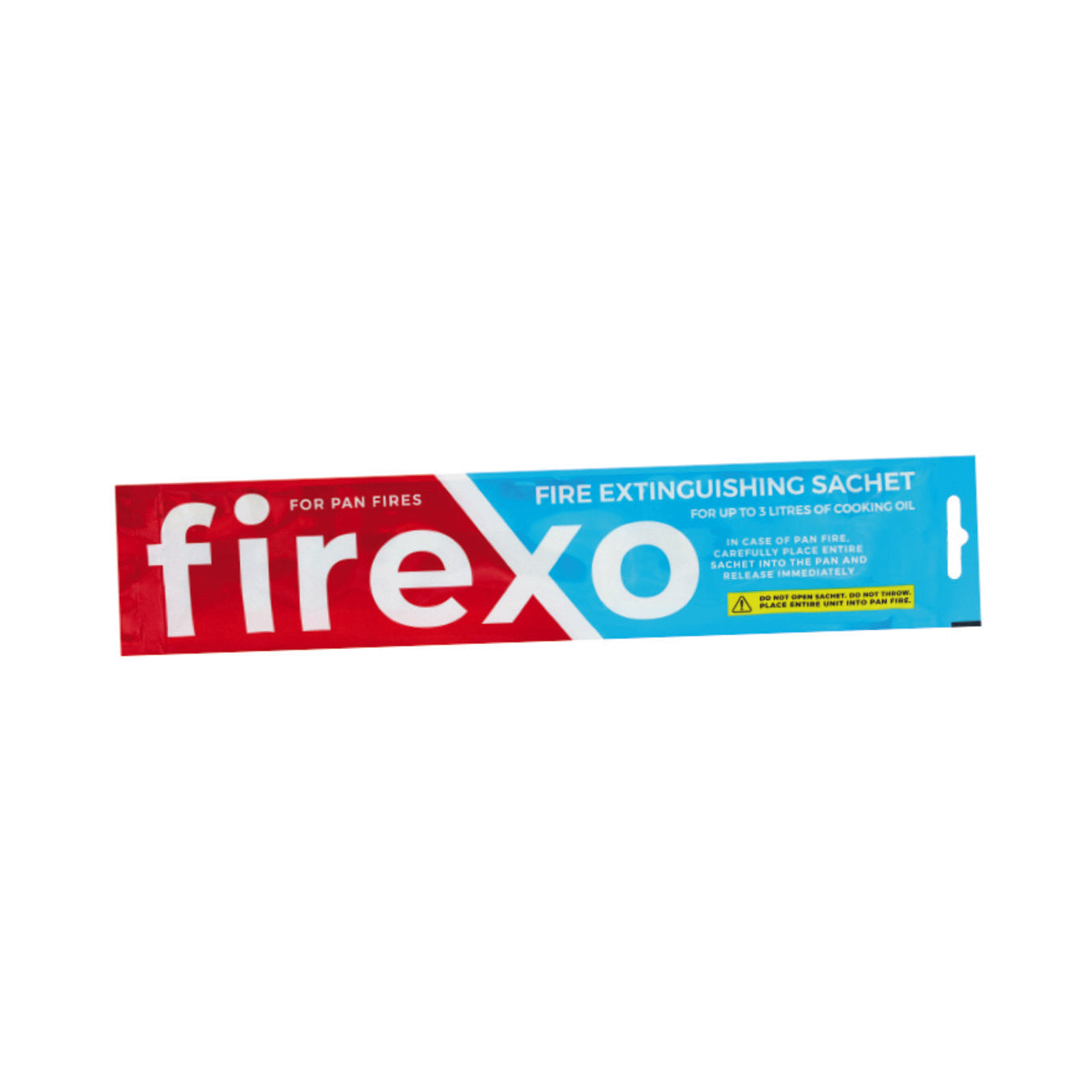 Zestaw 3  saszetek Firexo- saszetka z substancja gaśnicą Firexo Pan, alternatywa dla koca gaśniczego, do wszystkich pożarów na patelniach olejowych i tłuszczowych w kuchni, grillu, kempingu, gaśnicy. 